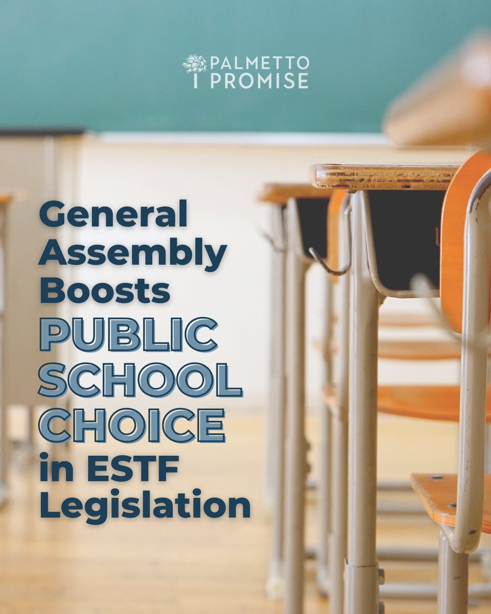 PalmettoPromise's tweet image. Most legislative observers missed it, but buried deep in S.62—the bill whose primary purpose was to reestablish South Carolina’s private school choice program—was a glimmer of hope for public school choice. Read more: palmettopromise.org/general-assemb…