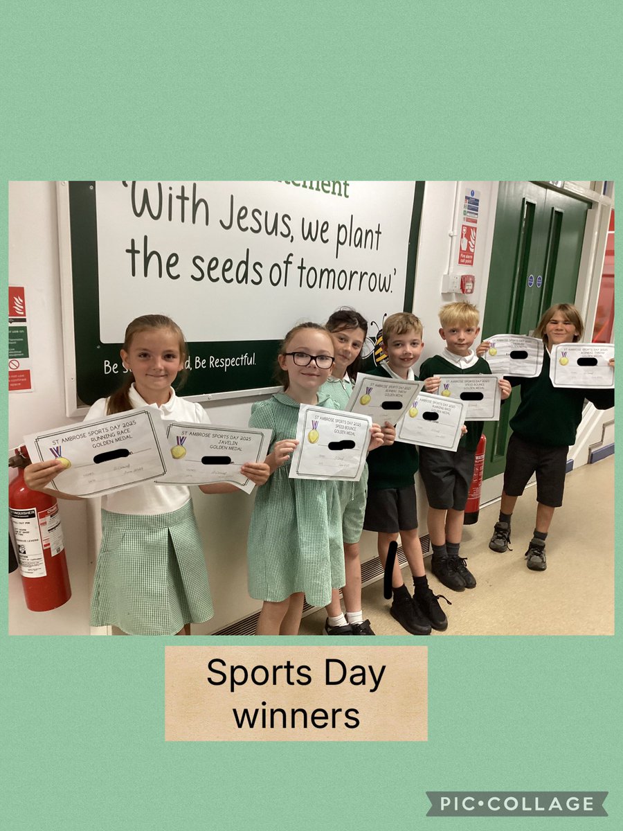 Well done to our Sports Day winners. We are so proud of your resilience and effort 💚🐝👏🏼