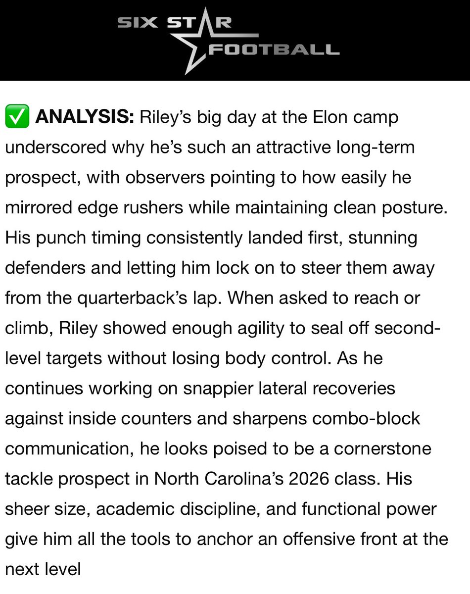 Thank you <a href="/sixstarfootball/">Six Star Football | PLUS+</a> for the recognition. Working hard everyday for the 2026 season!
<a href="/jbyrd0625/">Jonathan Byrd</a> <a href="/CoachBrown910/">Orpheus Brown</a> <a href="/coach_cavery/">Cameron Avery</a> <a href="/Coach_Stad/">Alex Stadler</a> <a href="/CoachDougMartin/">Doug Martin</a>