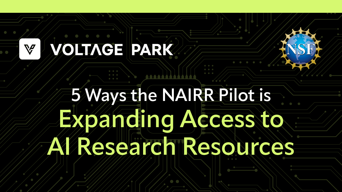 VoltagePark's tweet image. Access to high-performance artificial intelligence compute remains one of the biggest bottlenecks in AI research.
That's why we are proud to be supporting the @NSF-led National Artificial Intelligence Research Resource pilot.
Here are 5 ways this pilot will change the future of…