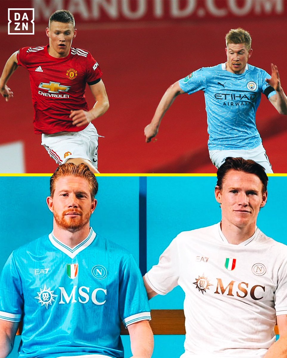 From Manchester ➡️ to Napoli 😲

#McTominay #KDB #DAZN