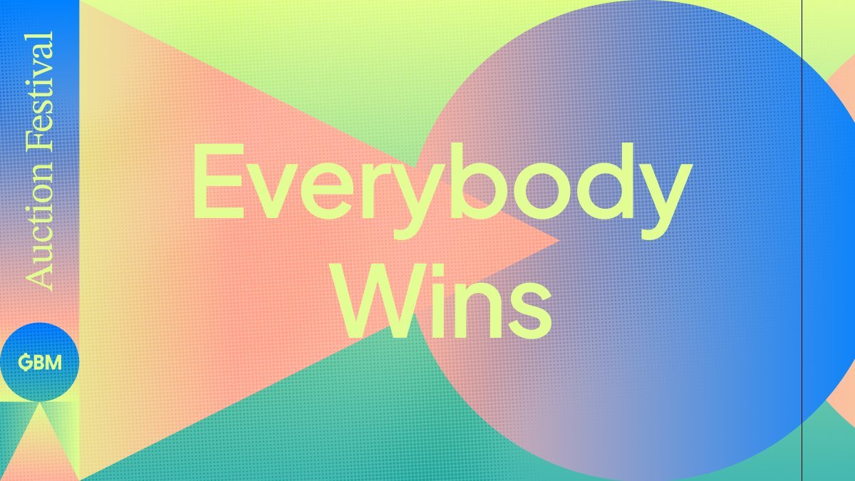 gm degens,

let’s talk about a different kind of auction: the <a href="/GBMauction/">GBM Auctions</a> Festival.

this ain’t your usual bid high win thing. in GBM auctions, you can get paid just for bidding. if someone outbids you, you get your money back plus a little bonus. so staying active actually pays.