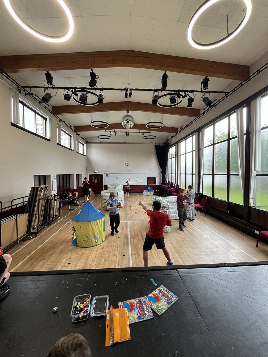 Our new Nerf inflatables were a big hit at our ASN Multi Activities camp!  🎯🤩