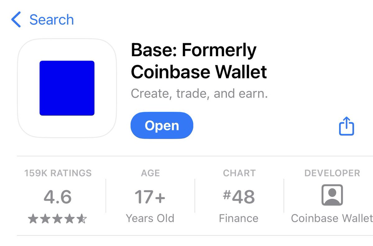 The new <a href="/CoinbaseWallet/">C̶o̶i̶n̶b̶a̶s̶e̶ ̶W̶a̶l̶l̶e̶t̶ T(oday)BA</a> 

<a href="/base/">Base</a> 

Clean af