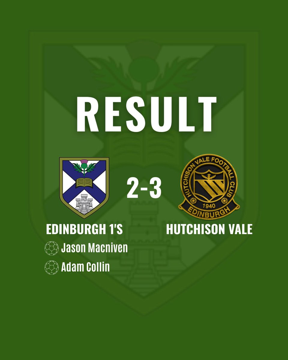 Tough result today. The boys go again on Saturday for the final pre-season friendly against Ormiston