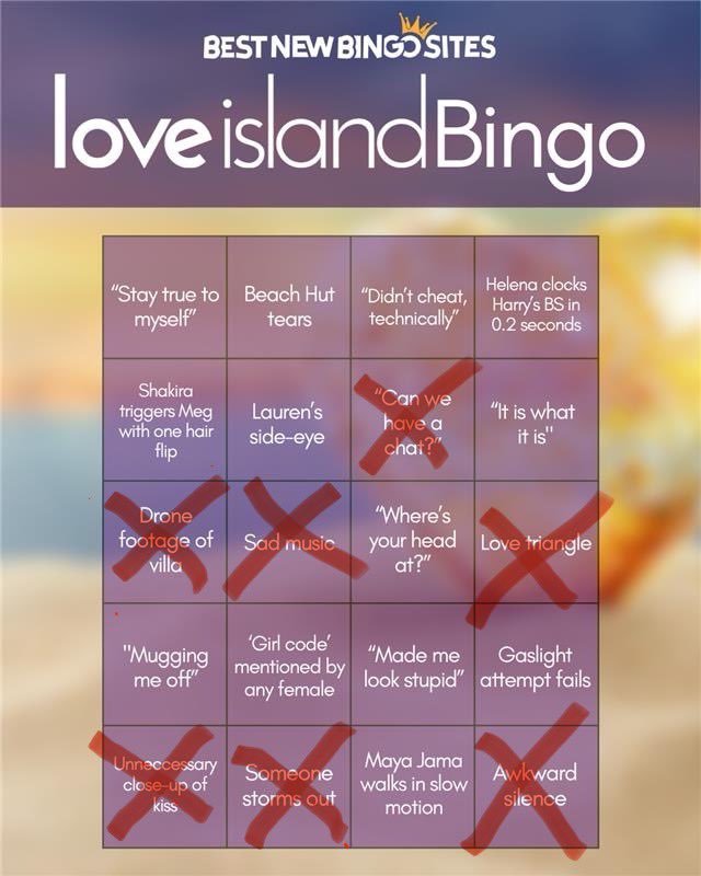 BestNewBingoS's tweet image. Here’s how we’re getting on with our Love Island bingo - who wants to join the fun? #LoveIslandUK #LoveIsland
