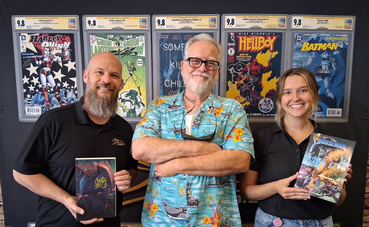 Dixonverse's tweet image. Fresh back from CGC where I signed a boatload of The Horseman #1 with the help of the fine folks there!