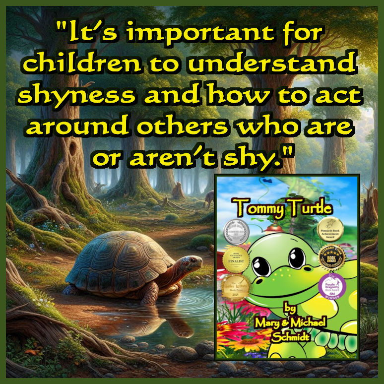 AuthorMichael57's tweet photo. @JohnsonRut2243 Thanks! $2.99 "Tommy Turtle learns #confidence, and his #selfesteem increases, giving him success over shyness. All kids are shy! Friendly kids!" https://t.co/FiHMyU4Lwu #kidlit #PictureBooks #inclusion
@MaryLSchmidt
#TommyTurtle #bookboost #BooksWorthReading https://t.co/Ovry4YtF7L
