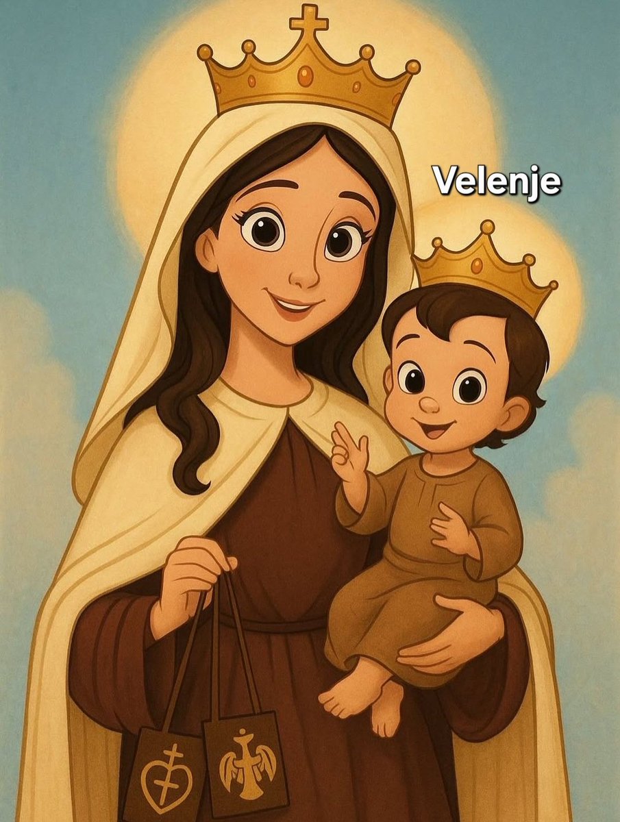 Turinek's tweet image. Karmelska Mati Božja bdi nad mestom Velenje 🇸🇮✝️