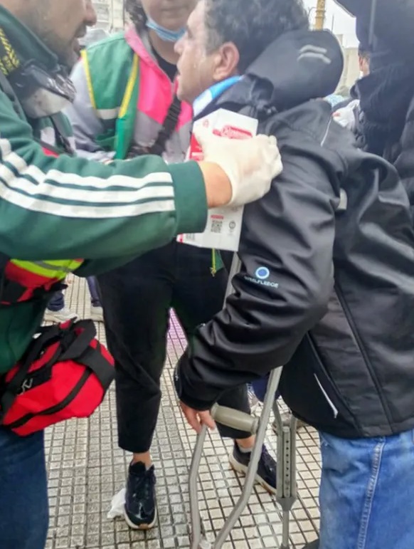 Las fuerzas federales de Milei gasearon a una persona con discapacidad en la marcha de jubilados frente al Congreso