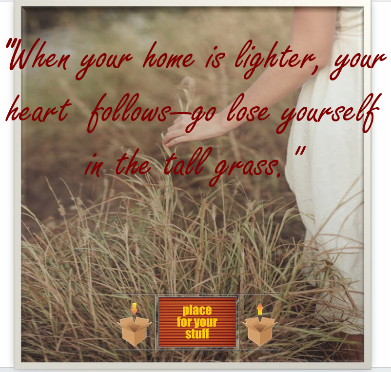 Feeling weighed down by stuff? It’s time to make space for what really matters. 🌿✨