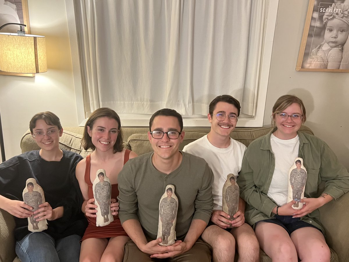 EileenforCO's tweet image. I was worried that my youngest would forget me when I was deployed. We had @hugahero make dolls for each kid so they could take "me" everywhere they went, and they did! Over the 4th, we reflected on my deployment and all the service members who have sacrificed for our country.