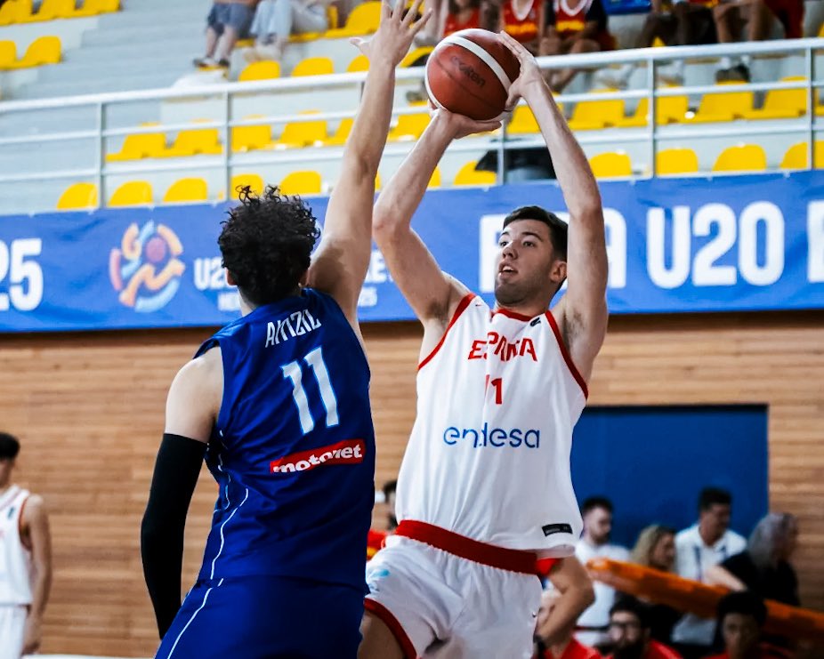 IowaHoops's tweet image. Quarterfinals Tomorrow 😎
🏀 @BaloncestoESP vs. Serbia
📺 YouTube.com/FIBA
⌚️ 7:30 AM (CT)
@AlvaroFolgue x #U20EuroBasket