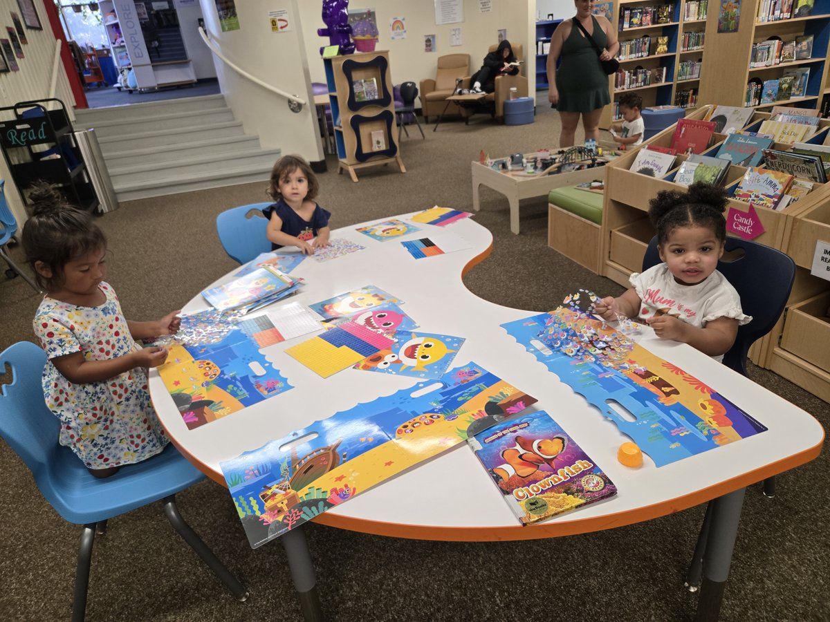 EglinLibrary's tweet image. 🦈📚 Thank you to the all the little sharks and their families who joined us for our Shark Story Time today! #sharktales #SummerReading  #libraryevents #summerreading2025 #eglinlibrary
