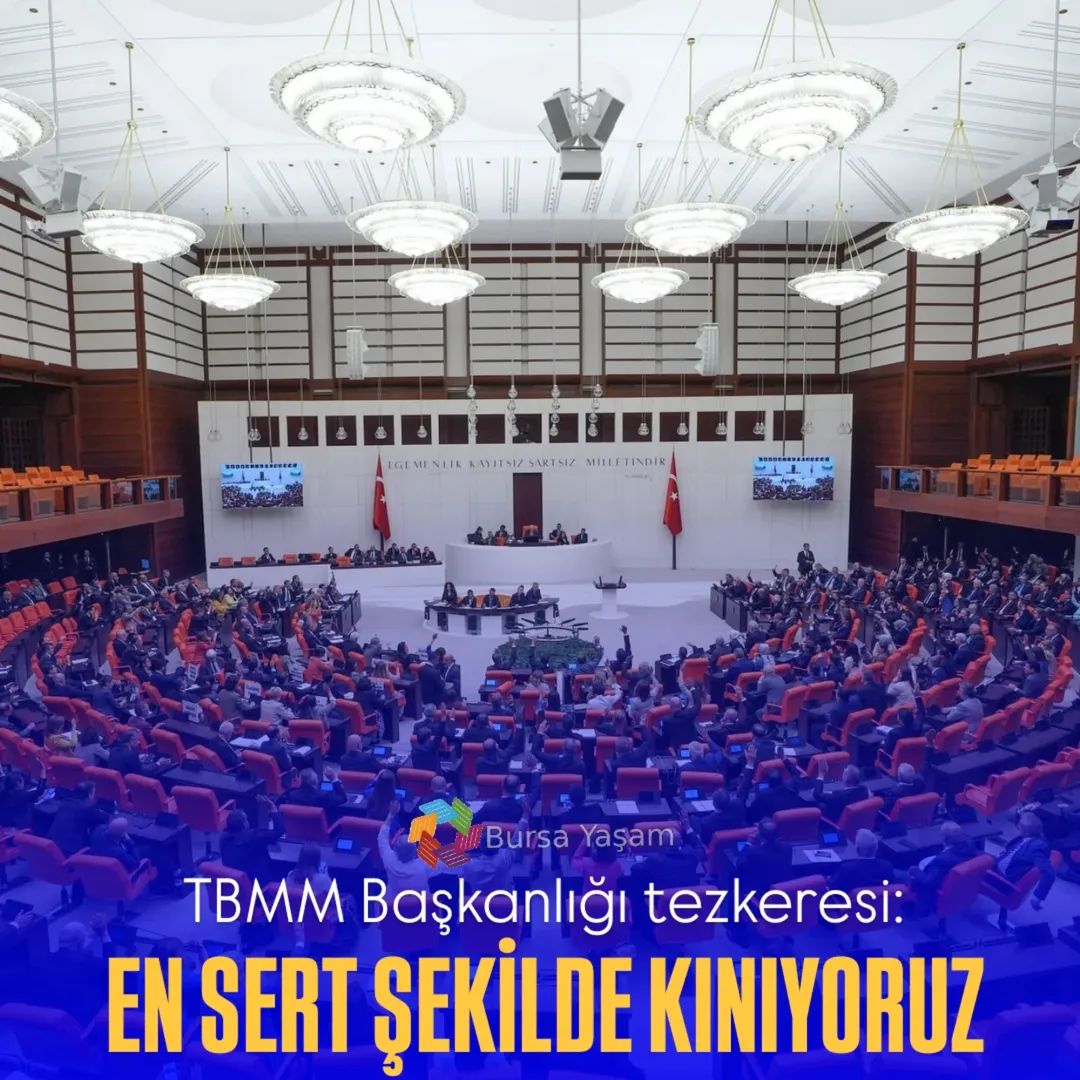 🚨 #SONDAKİKA 🚨

TBMM Başkanlığı tezkeresi:

"İsrail'in başta Şam olmak üzere Suriye'ye yönelik alçak saldırılarını en sert şekilde kınıyoruz.

Suriye halkının yanında olduğumuzu yineliyoruz"