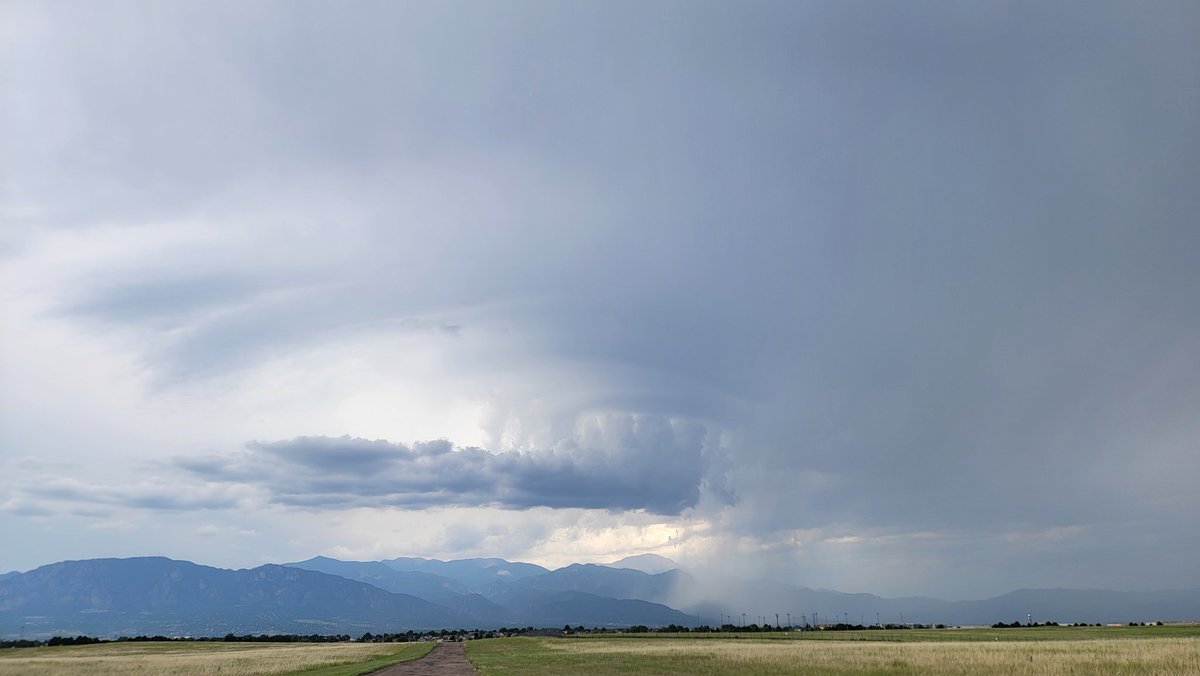 MattBlueThunder's tweet image. Pikes peak storm. #cowx