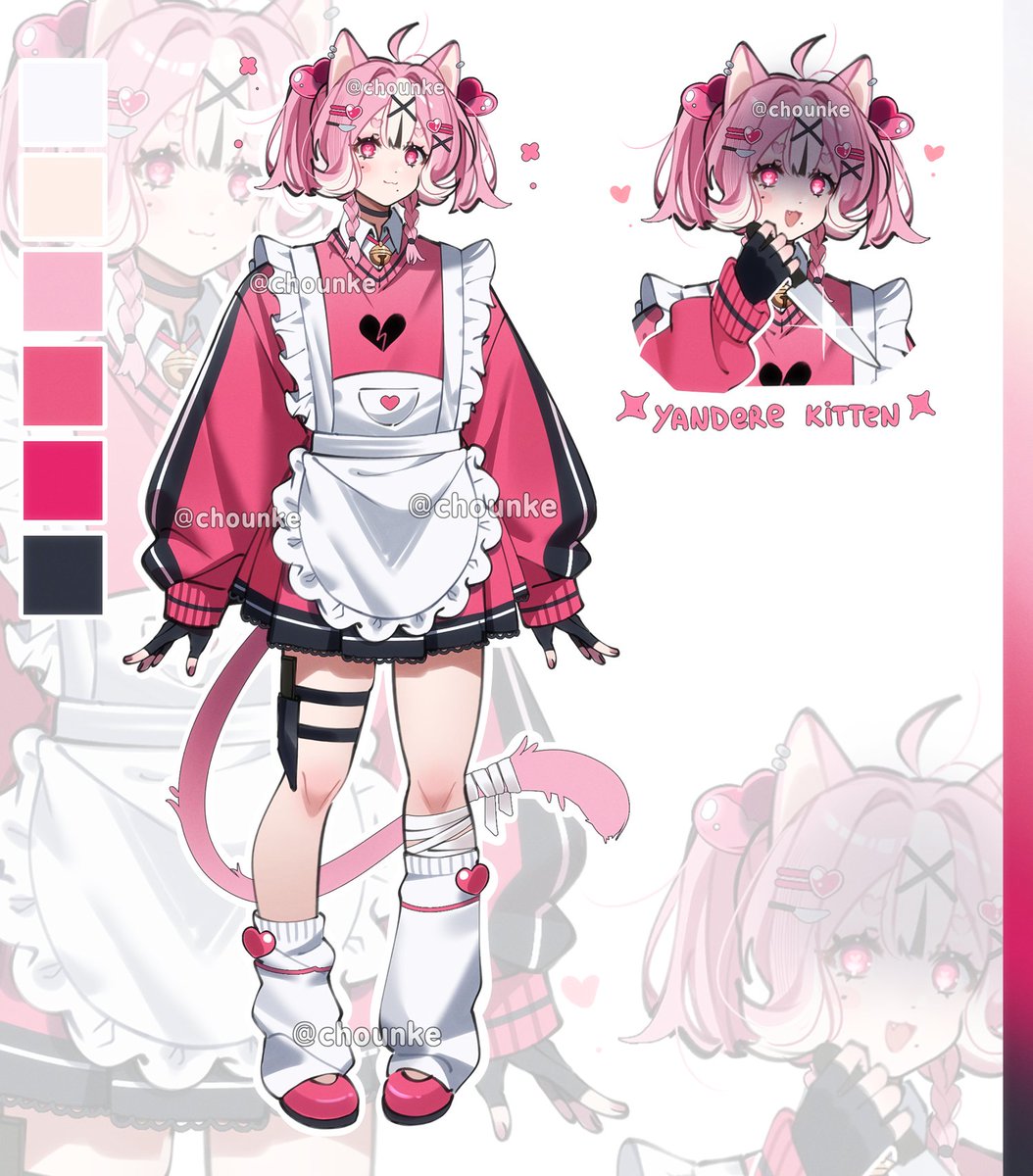 chouNke's tweet image. Yandere Kitten adopt🐈🔪
150eur(commercial use included)
DM if interested!❤️🩹