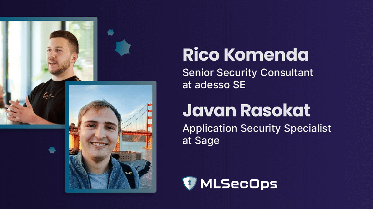 mlsecops's tweet image. 🚨 New #MLSecOps Podcast just dropped!
🎧 Watch now: bit.ly/40nw2Lz
Rico Komenda &amp;amp; Javan Rasokat join Charlie McCarthy to cover:
🔹 Defending against #promptinjection
🔹 #AI firewalls vs. real risk
🔹 Why #LLM security means testing the whole system
