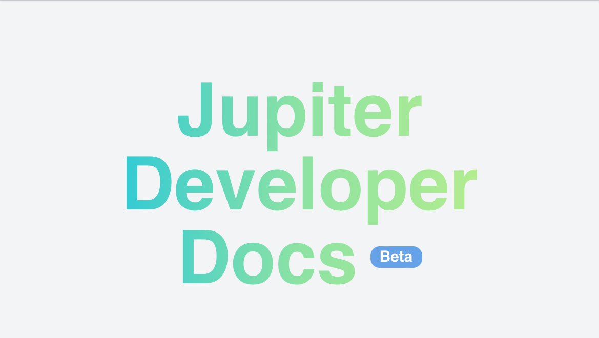 Checked out Jupiter Develop. 

Quite awesome to know that developers can build on Jupiter by integrating API’s, make use of advanced tool kits, get routed and explore ecosystems of project protocols 

Jupiter is indeed the right place for everyone. 

dev.jup.ag