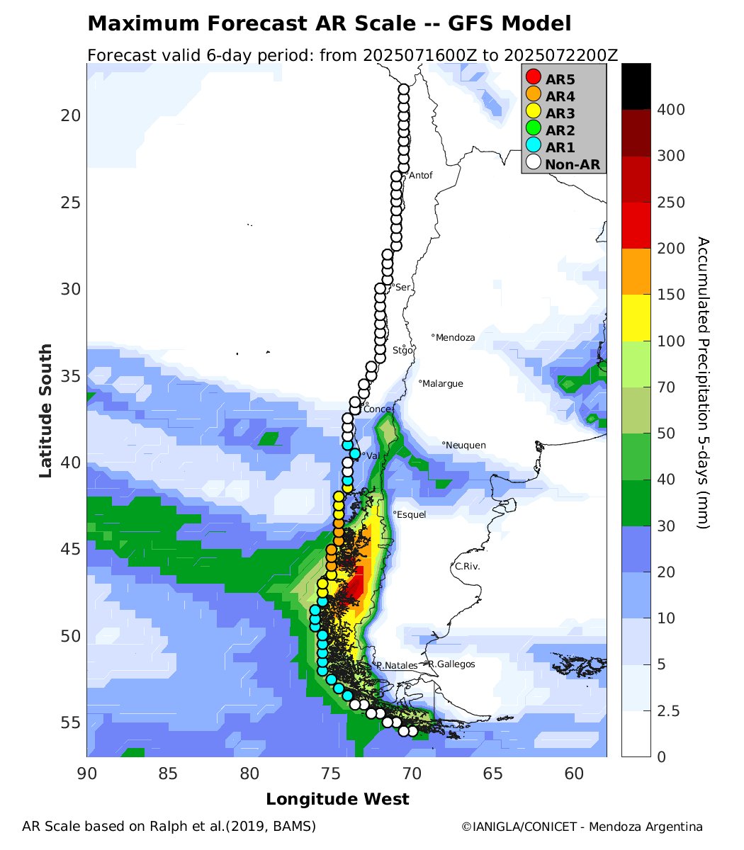 EdoWeatherman's tweet image. Alerta próximas 48 horas.
Intensa lluvia, con isoterma elevada, afectará sectores del sur de Los Lagos y Aysén, entre esta noche y el viernes.
Lo más intenso se dará en la región de Aysén, con sectores que pueden superar los 100-150 mm por río atmosférico categoría 3-4.