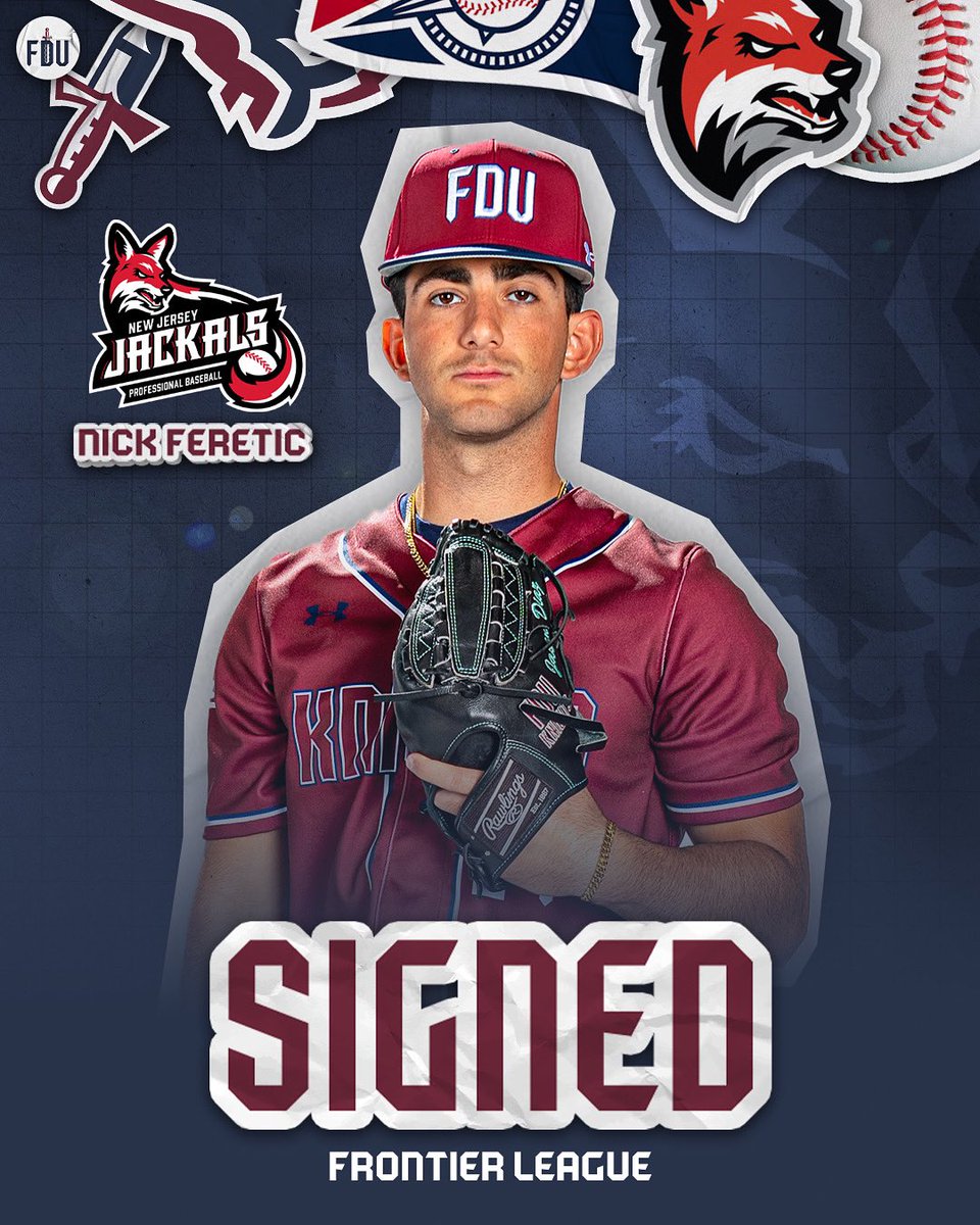 FDUKnightsBase's tweet image. congratulating FDU baseball alumni Nick Feretic on his recent signing with the New Jersey Jackals!
#uKNIGHTED | #AEFT | #WTD