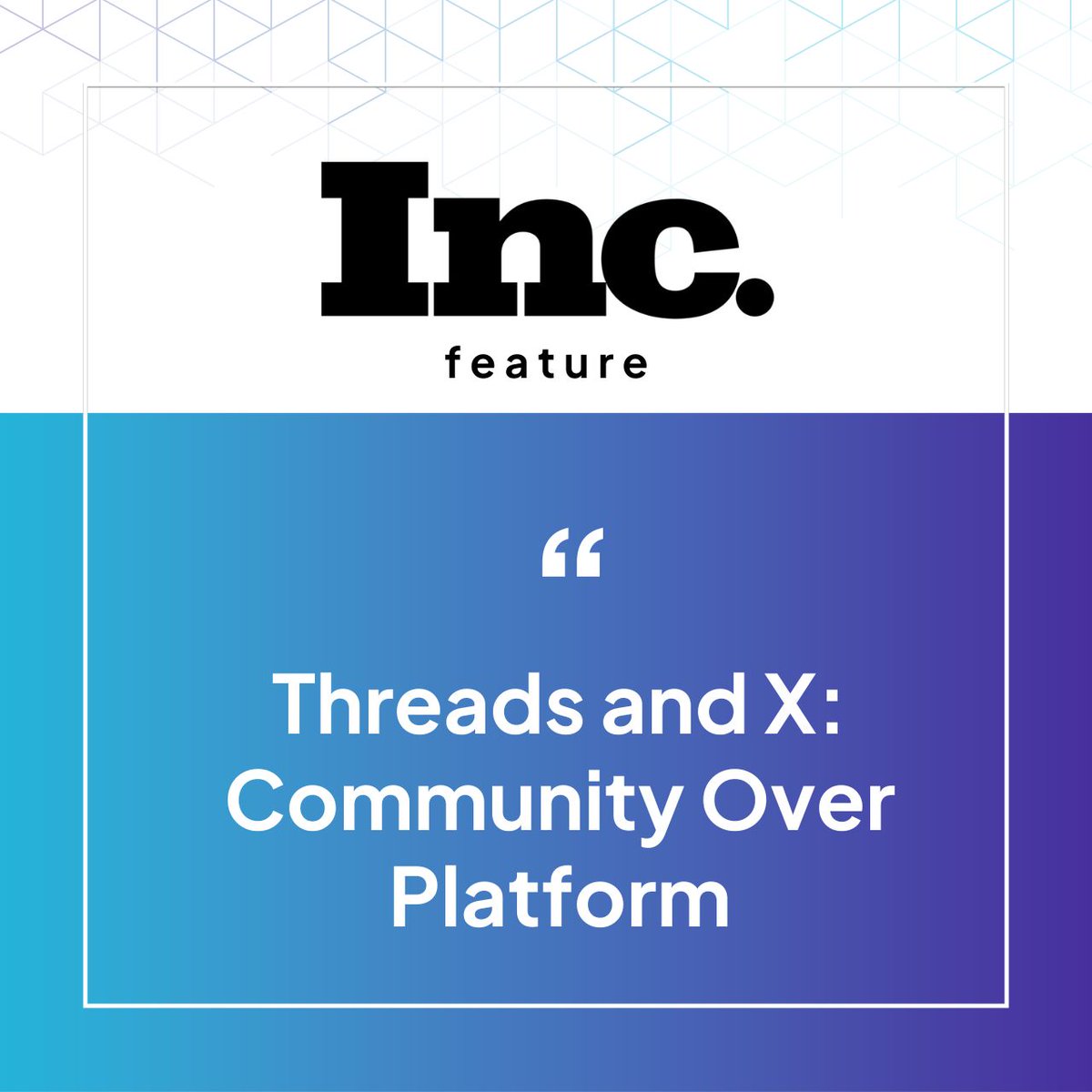 Threads flopped. X fumbled. The takeaway? Build relationships, not just followers. 📣

Our founder breaks down why law firms should focus on loyal communities, not every shiny new app.

Read more <a href="/Inc/">Inc.</a> 👉 bit.ly/4kM62AG  #socialmediamarketing #lawfirmsocialmedia