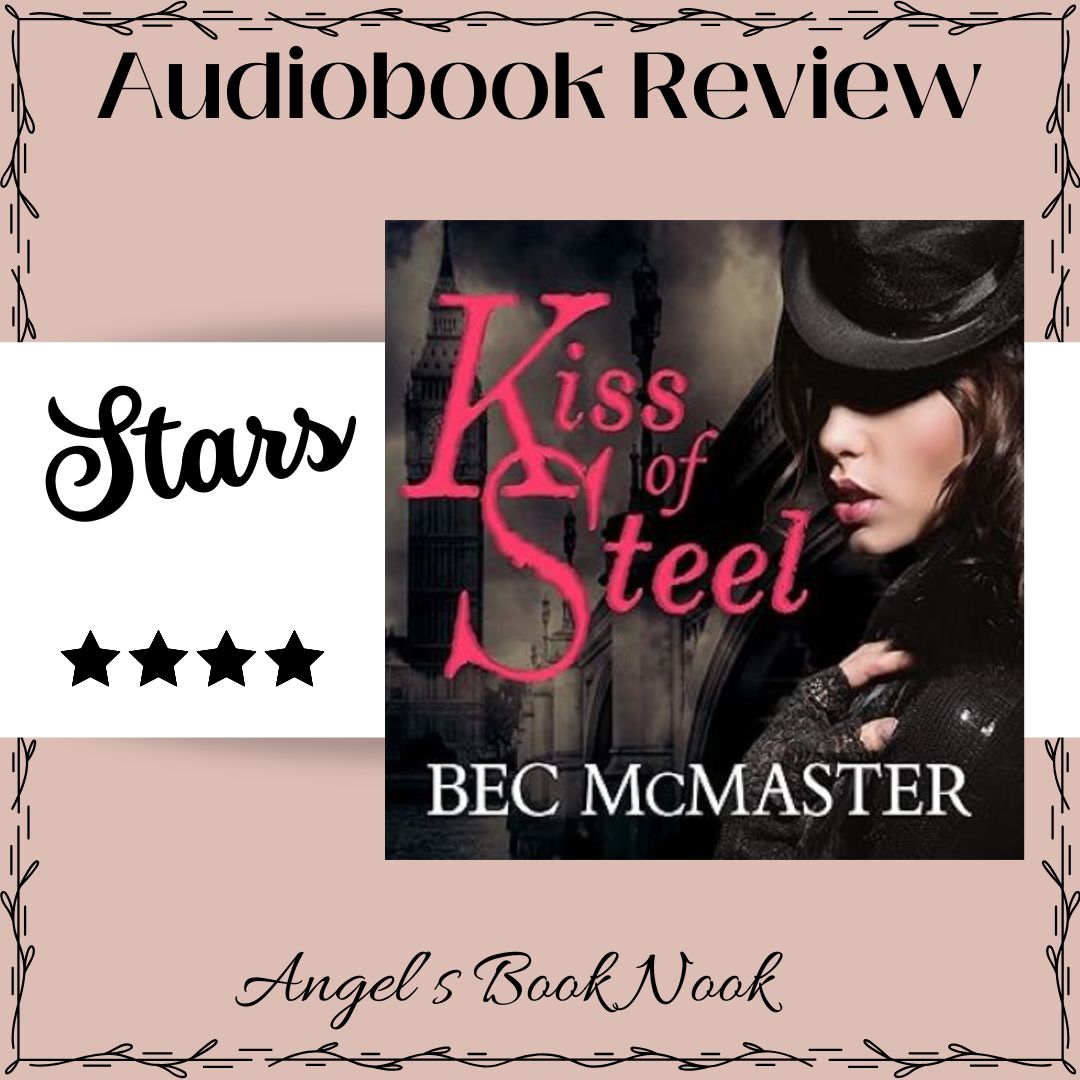 angelsbooknook's tweet image. TBR Challenge Audiobook Review: Kiss of Steel (London Steampunk #1) by Bea McMaster (Narrator: Alison Larkin) angelsbooknook.com/2025/07/16/tbr… via @angelsbooknook 
#tbrchallenge #audiobookchallenge #librarylovechallenge #historicalparanormalromance