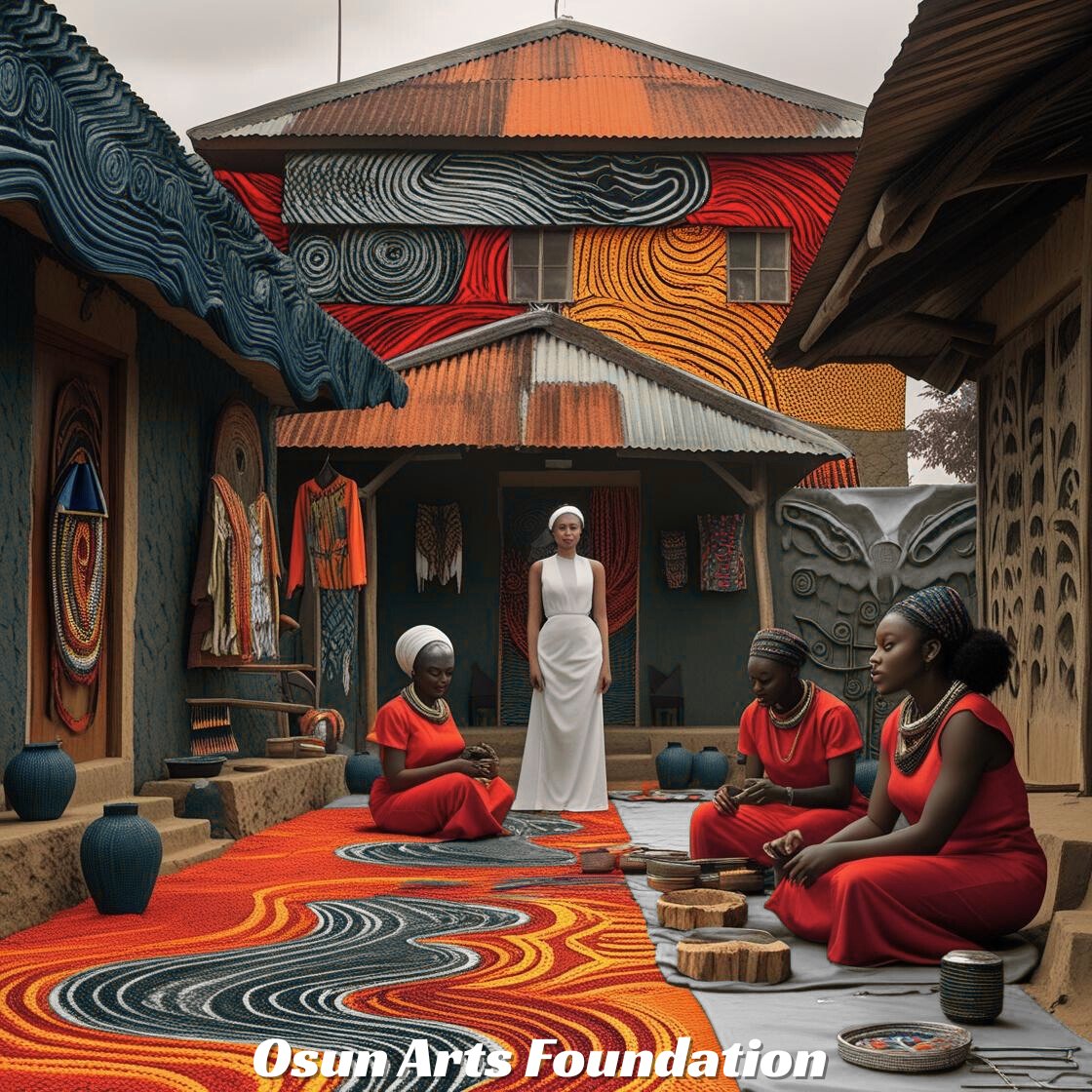 “The Colours We Inherit”

In Osogbo, colours are not just seen — they are inherited.

At Osun Arts Foundation, every pattern tells a story passed down from hands that remember.

Today, we honour those who taught us to create.

#Osunf #Osunartsfoundation #ColoursInArt #Art