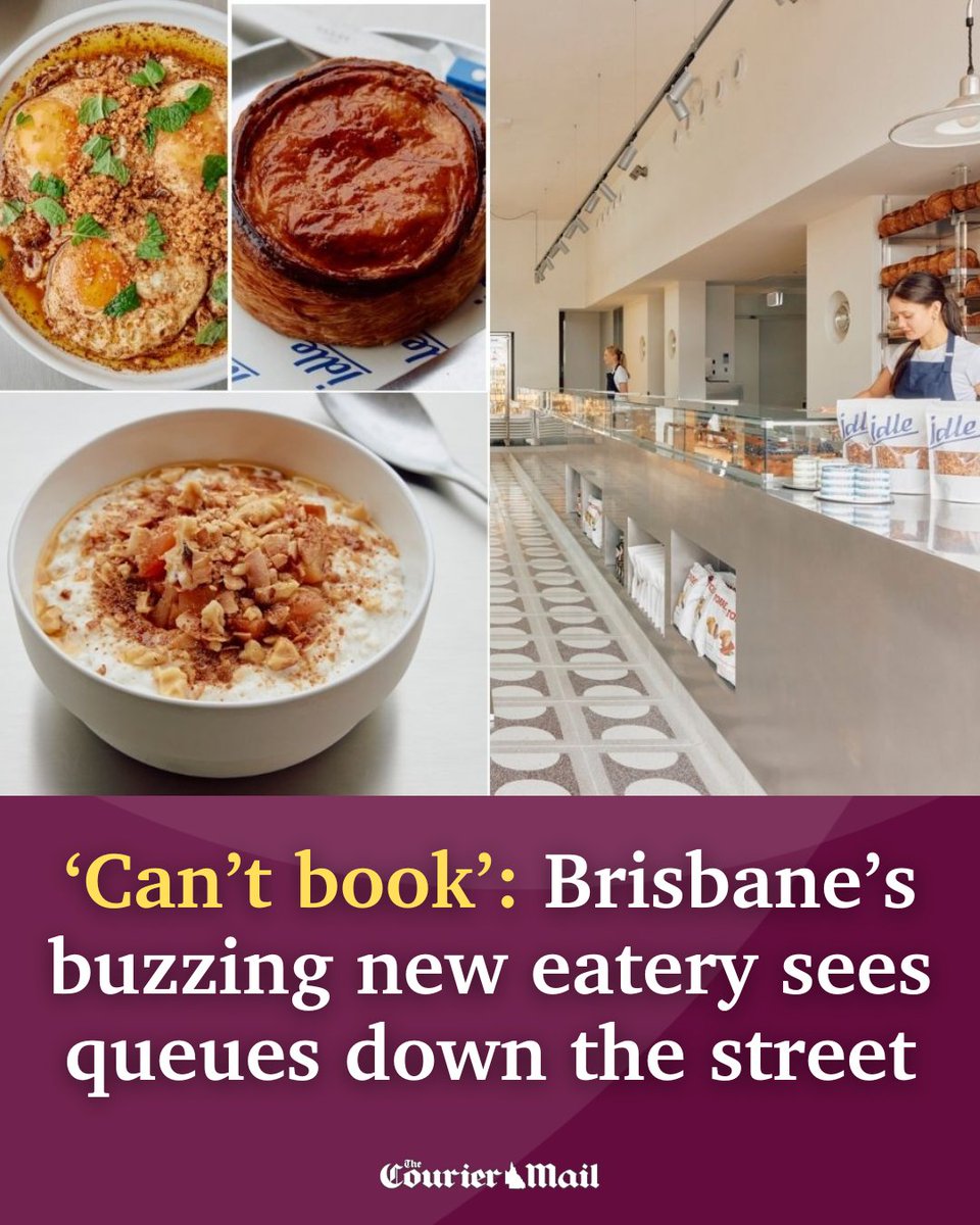A new cafe/bakery is attracting clusters of people to this corner of Brisbane.  

And it’s easy to see why: bit.ly/4kDEHR7

📲Download the Courier Mail app: onelink.to/37cwme