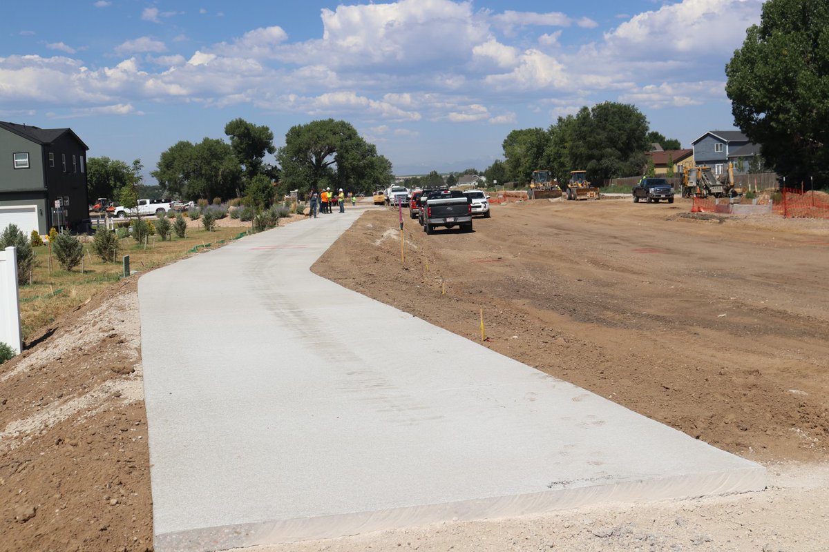 EvansColorado's tweet photo. We are pleased to announce that work on Phase 2B of the 37th Street widening project is progressing on schedule. The City's contract with GLH Construction calls for substantial completion of the project by Nov. 2. Thank you for your patience. https://t.co/0Is5AcCYN6