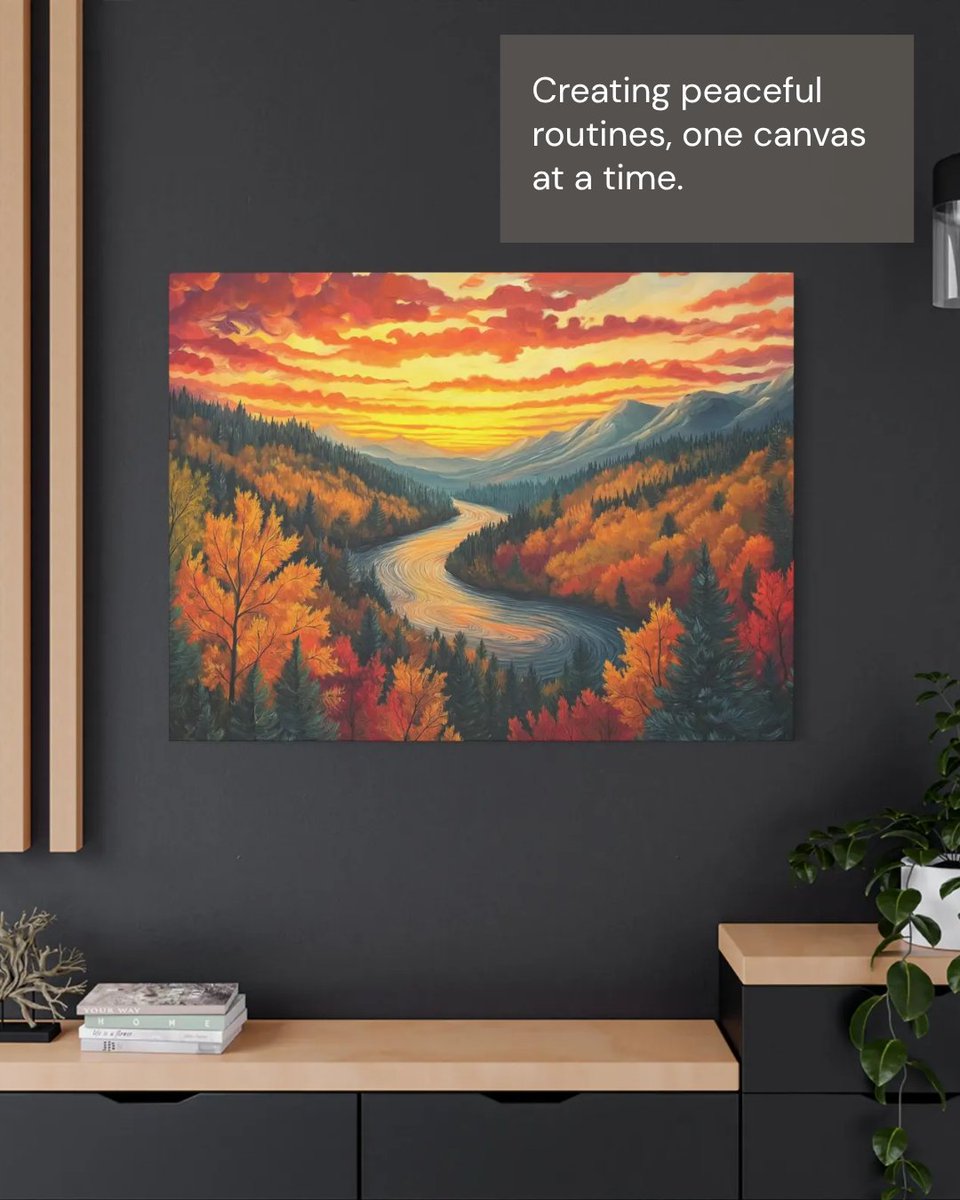 figandfield's tweet photo. My Morning Ritual with Nature-Inspired Art 🌿

✨ Featured: Autumn River Landscape Canvas from https://t.co/xCEueksaTC

#slowmorning #naturedecor #lifestyleart https://t.co/L22bM31n7C