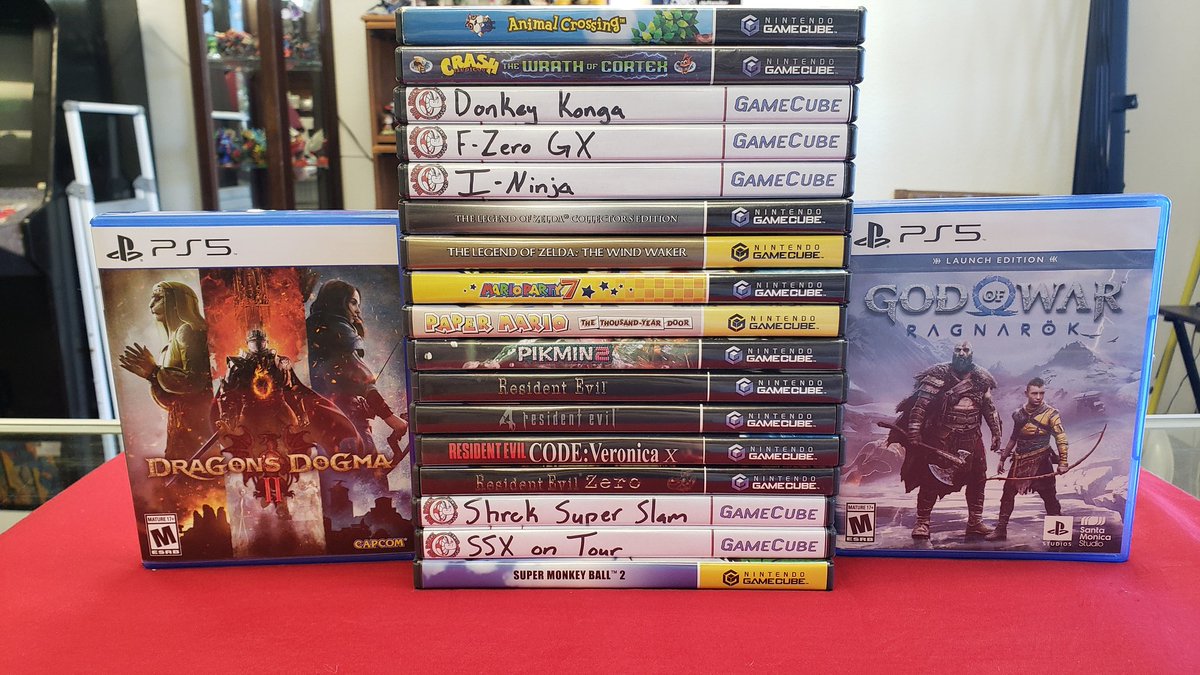 BigRedsRetroGmz's tweet image. More Cube!
We might be a little light on posting new inventory for the next few days as we split our efforts between the shop and Geekfest in Everett.
#Nintendo #GameCube #Mario #MarioParty #AnimalCrossing #ResidentEvil #Zelda #Pikmin #PhysicalMedia #RETROGAMING #retrogames