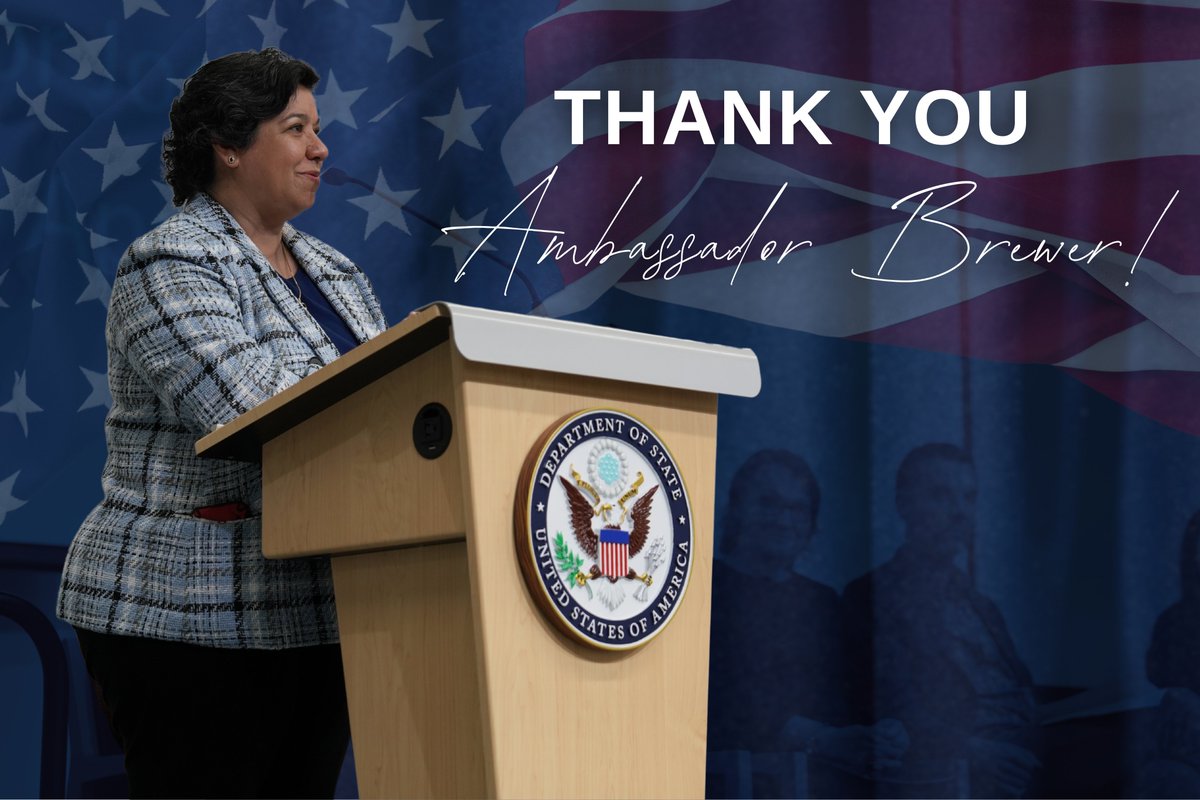 NFATCatState's tweet image. Congratulations to Ambassador Maria Brewer on 29 years of government service!
Ambassador Brewer has stepped down as Acting Director of NFATC after a long and accomplished career at the State Department. We are grateful for her leadership and dedication!