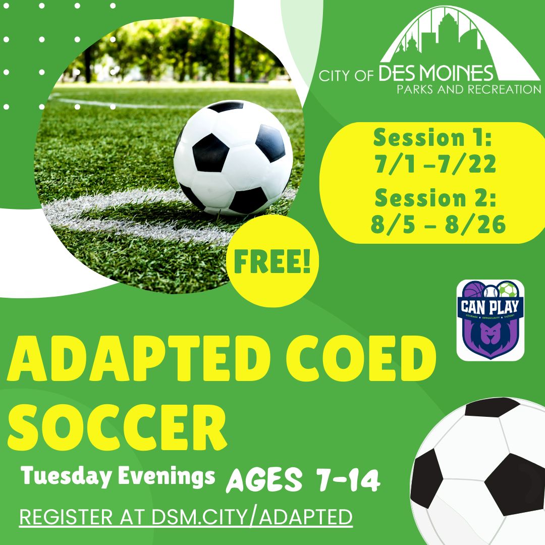 DesMoinesParks's tweet image. Youth sports registration is open! ⚽️🏈📣🎾
 
Sign your kiddo up for some late summer and early fall fun!

Encourage healthy living by exploring new sports. Introduce your little one to playing on a team and forming new friendships. Learn more at DSM.City/Register 🎉