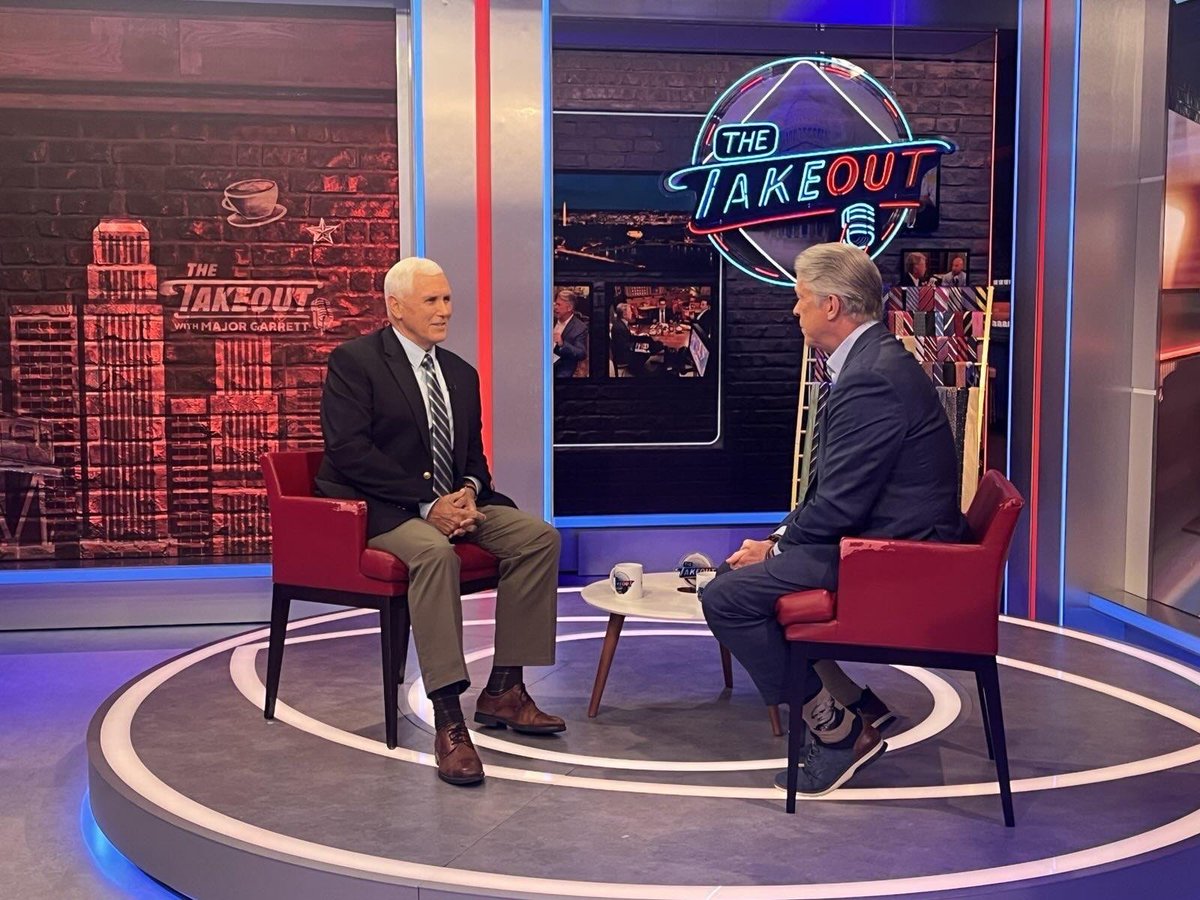 Advancing American Freedom (@americanfreedom) on Twitter photo Don’t miss it: AAF Founder & VP <a href="/Mike_Pence/">Mike Pence</a> joins <a href="/MajorCBS/">Major Garrett</a> today on The Takeout on CBS for a wide-ranging conversation on faith, freedom, and the future of our country.
Tune in via cbsnews.com/the-takeout/ or <a href="/paramountplus/">Paramount+</a>! Don’t miss it: AAF Founder & VP <a href="/Mike_Pence/">Mike Pence</a> joins <a href="/MajorCBS/">Major Garrett</a> today on The Takeout on CBS for a wide-ranging conversation on faith, freedom, and the future of our country.
Tune in via cbsnews.com/the-takeout/ or <a href="/paramountplus/">Paramount+</a>!