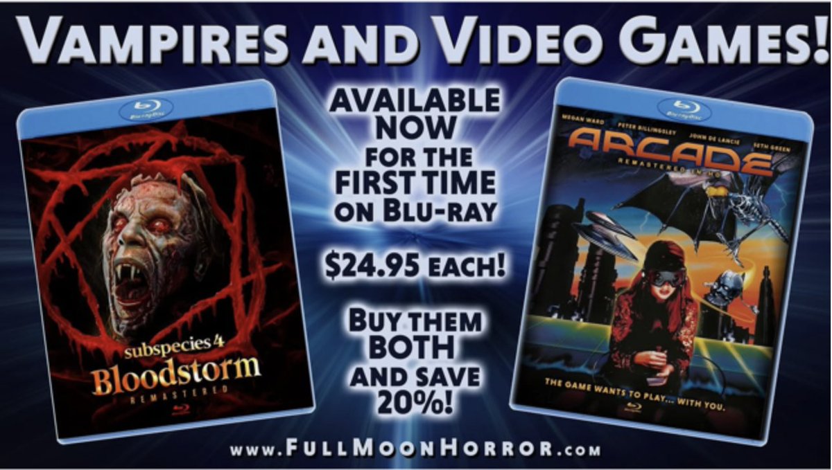 fullmoonhorror's tweet image. Now on sale @ fullmoonhorror.com