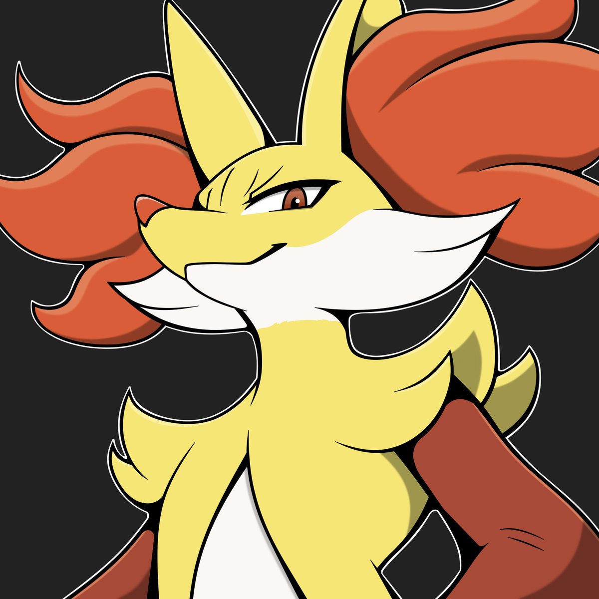 MaddyBakery's tweet photo. A magician fox is looking at your "slim body" https://t.co/F7y671xlyi