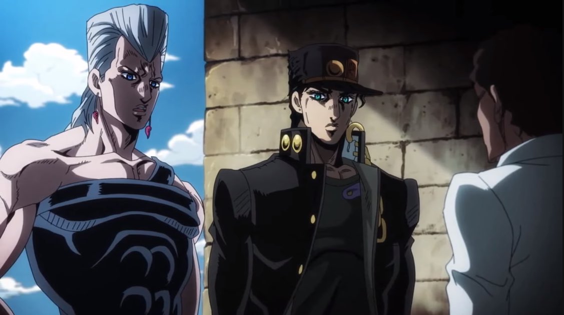 JPolnareffDaily's tweet image. Day 97: Polnareff and Jotaro