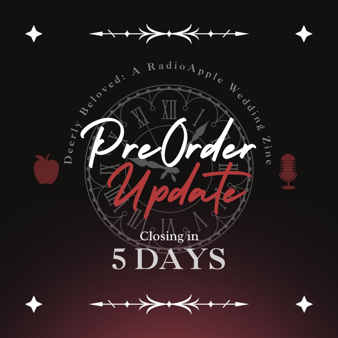 📻 PREORDER UPDATE 🍎 

High five, everyone! This wedding has been amazing so far! Thank you so much for your support.

Deerly and Sinfully Beloved preorders will only be open for another FIVE DAYS! Don't miss out on the wedding of the millennium!