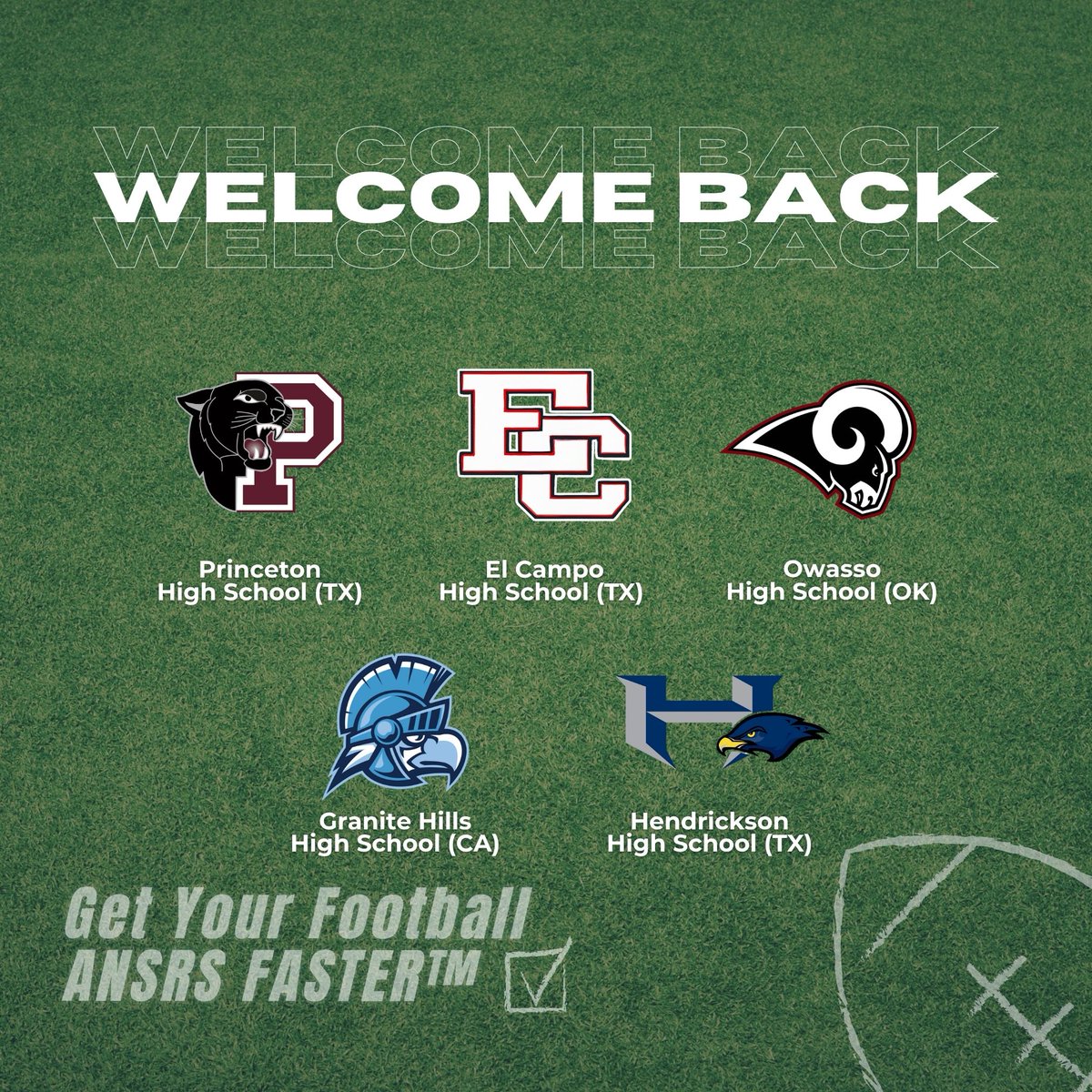 ANSRSFB (@ansrsfb) on Twitter photo WELCOME BACK! We are excited to continue to help you get your Football ANSRS FASTER™!
👉 ANSRS helps automate breakdowns, accelerate game plans, & helps with efficiency in the office by helping coaches repurpose 20+ hours!
WELCOME 🔥🏈
👉 Princeton HS <a href="/PrincetonHSFB/">Princeton Football</a>
👉 El WELCOME BACK! We are excited to continue to help you get your Football ANSRS FASTER™!
👉 ANSRS helps automate breakdowns, accelerate game plans, & helps with efficiency in the office by helping coaches repurpose 20+ hours!
WELCOME 🔥🏈
👉 Princeton HS <a href="/PrincetonHSFB/">Princeton Football</a>
👉 El