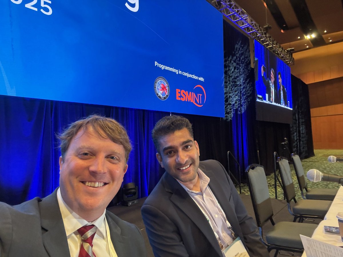 Thanks <a href="/SNISinfo/">SNIS Info</a> for the opportunity to moderate today’s stroke session highlighting the recent advances and controversies in stroke care! Was a delight to get on stage with a phenomenal friend in Nitin Goyal! <a href="/SemmesMurphey/">SemmesMurpheyClinic</a>