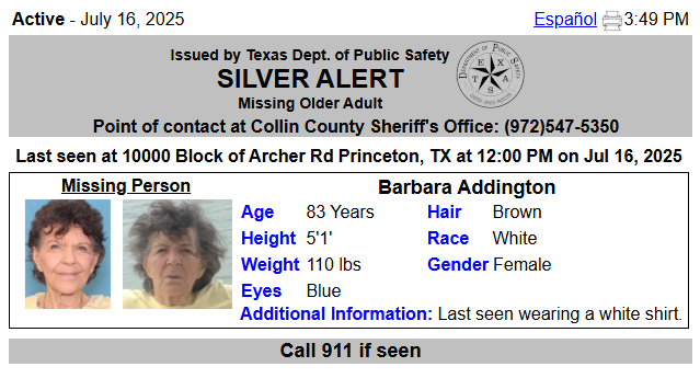 Collin County Sheriff’s Office tweet media