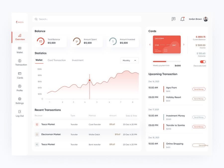 your_tecksis's tweet image. Day 27/30 – Finance Dashboard Design
Designed a sleek and intuitive finance dashboard focused on clarity, usability, and data visualization for smarter money management.
#dailyuidesign #uidesignchallenge #fintechdesign #dashboarddesign #uxuidesign #figmadesign