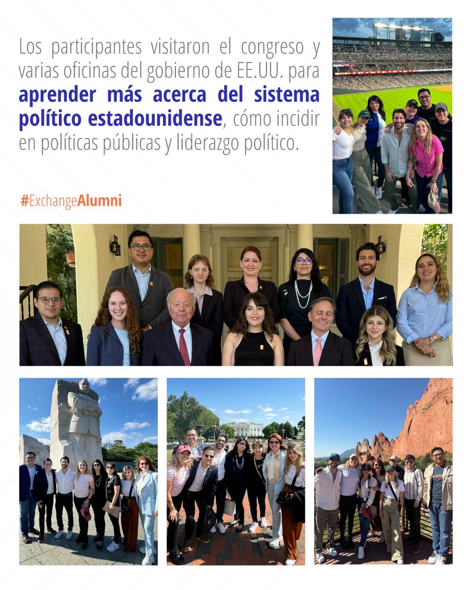 USEmbassyMEX's tweet image. 👏 Nos enorgullece ver cómo nuestra red de exbecarios sigue construyendo puentes entre 🇺🇸, 🇲🇽 y el mundo. #ExchangeAlumni #America250