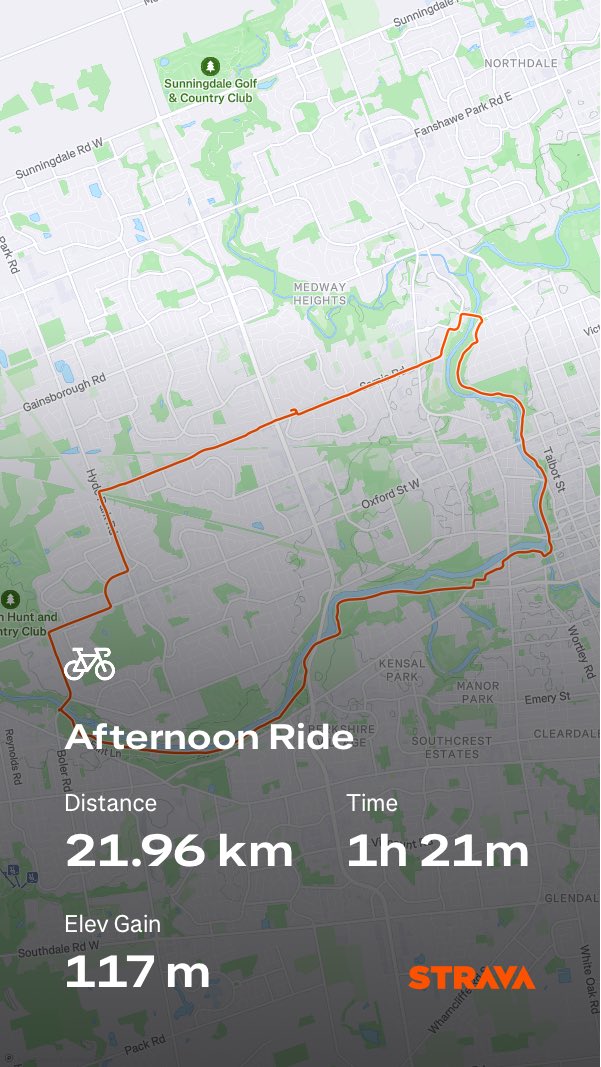 Check out my ride on Strava.
strava.app.link/ynd3QTyJ3Ub