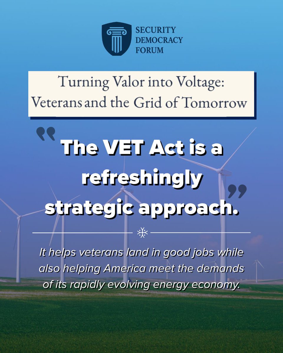 RepHoulahan's tweet image. Glad to see the bipartisan VET Act that I co-lead with @RepJenKiggans receive such positive response from the Security & Democracy Forum. Together, we are working to deliver lasting opportunities for our servicemembers while bolstering the industries that power our economy and…