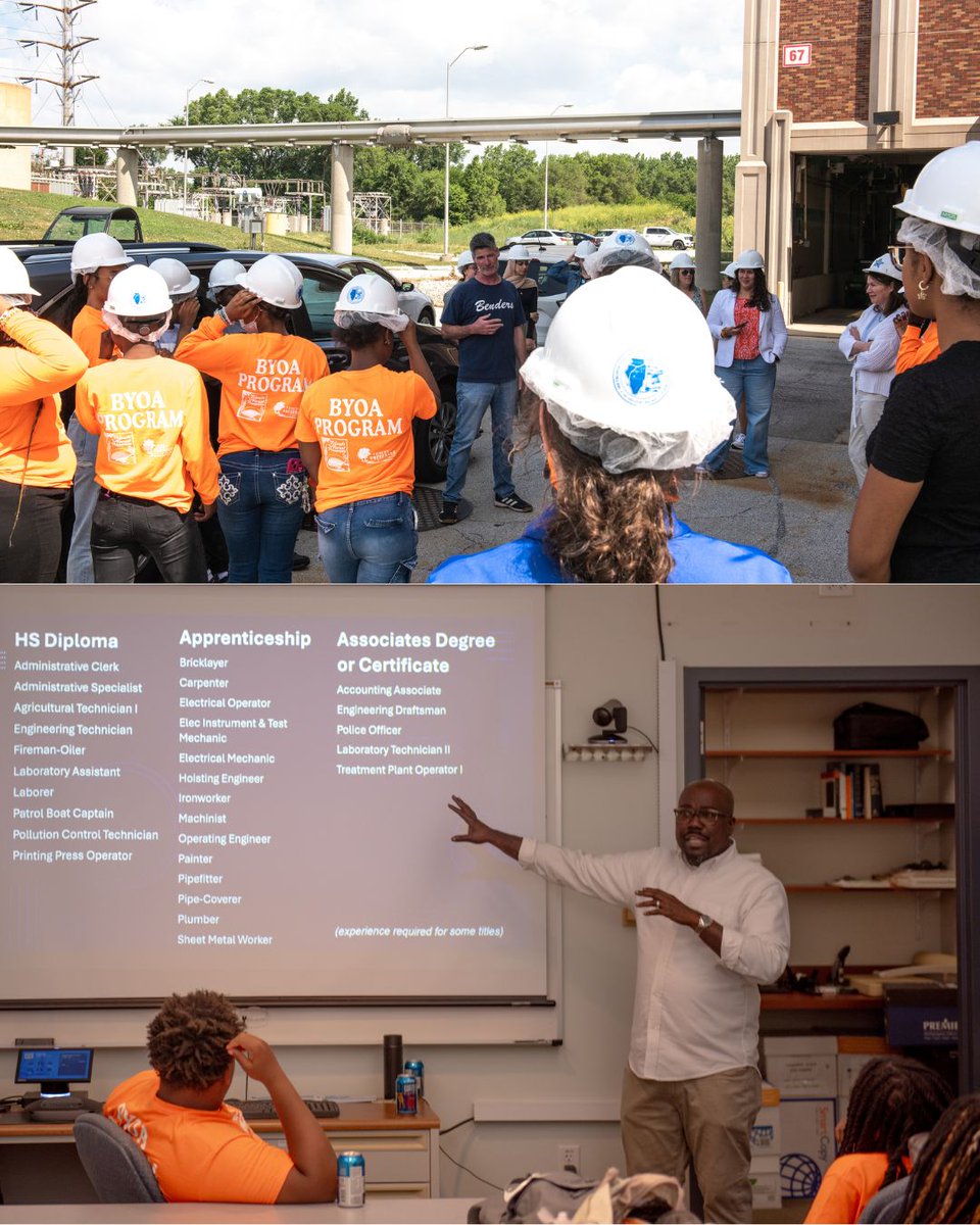 MWRDGC's tweet image. Curious minds and future leaders from @fpdcc Beaubien Woods Youth Outdoor Ambassadors program had a behind-the-scenes look at the Calumet Water Reclamation Plant (CWRP) on July 2.
mwrd.org/news/beaubien-…
#MWRD #CookCounty #Chicago #Roseland #community #education #STEM #careers
