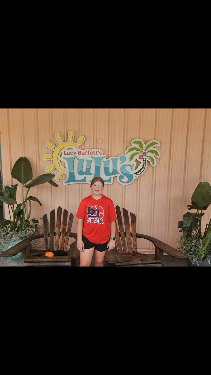 Anna representing BJ Softball in Gulf Shores.