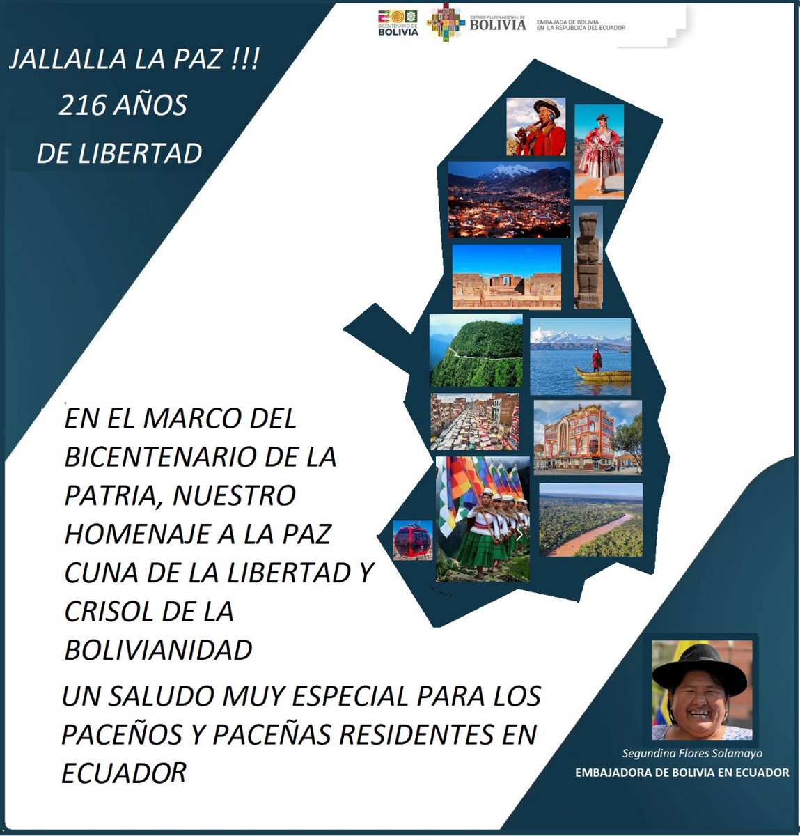 JALLALLA LA PAZ !!!

<a href="/LuchoXBolivia/">Luis Alberto Arce Catacora (Lucho Arce)</a>