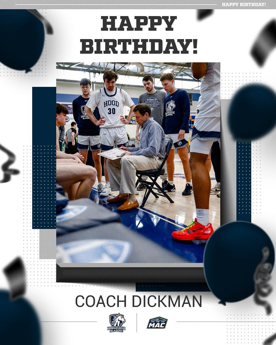 Hood_MBB's tweet image. Join us in wishing a happy birthday to Coach Dickman! #LetItFly #ourfearlessleader
